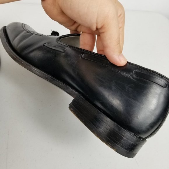 Alden leather tassel loafers mens 11.5 B/D Black - Picture 12 of 16